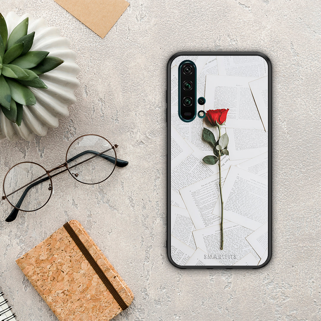 Red Rose - Honor 20 Pro case