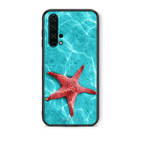 Thumbnail for Θήκη Honor 20 Pro Red Starfish από τη Smartfits με σχέδιο στο πίσω μέρος και μαύρο περίβλημα | Honor 20 Pro Red Starfish case with colorful back and black bezels