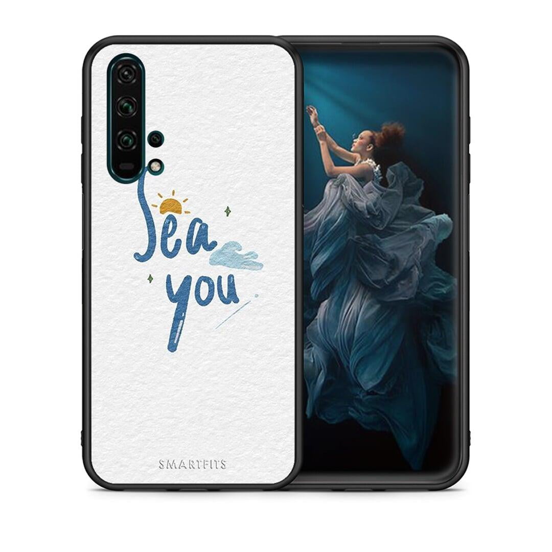 Θήκη Honor 20 Pro Sea You από τη Smartfits με σχέδιο στο πίσω μέρος και μαύρο περίβλημα | Honor 20 Pro Sea You case with colorful back and black bezels