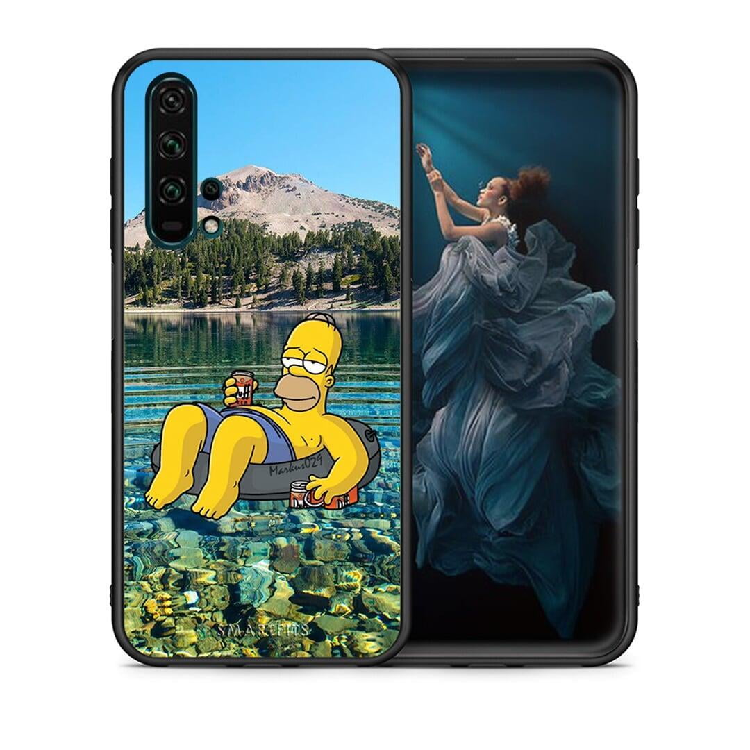 Θήκη Honor 20 Pro Summer Happiness από τη Smartfits με σχέδιο στο πίσω μέρος και μαύρο περίβλημα | Honor 20 Pro Summer Happiness case with colorful back and black bezels