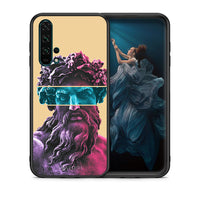 Thumbnail for Θήκη Αγίου Βαλεντίνου Honor 20 Pro Zeus Art από τη Smartfits με σχέδιο στο πίσω μέρος και μαύρο περίβλημα | Honor 20 Pro Zeus Art case with colorful back and black bezels