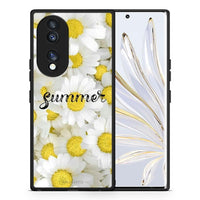 Thumbnail for Θήκη Honor 70 5G Summer Daisies από τη Smartfits με σχέδιο στο πίσω μέρος και μαύρο περίβλημα | Honor 70 5G Summer Daisies Case with Colorful Back and Black Bezels