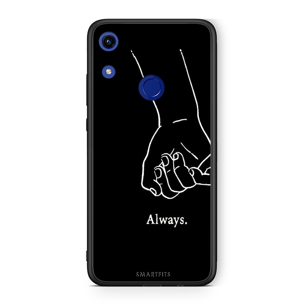 Honor 8A Always & Forever 1 Θήκη Αγίου Βαλεντίνου από τη Smartfits με σχέδιο στο πίσω μέρος και μαύρο περίβλημα | Smartphone case with colorful back and black bezels by Smartfits