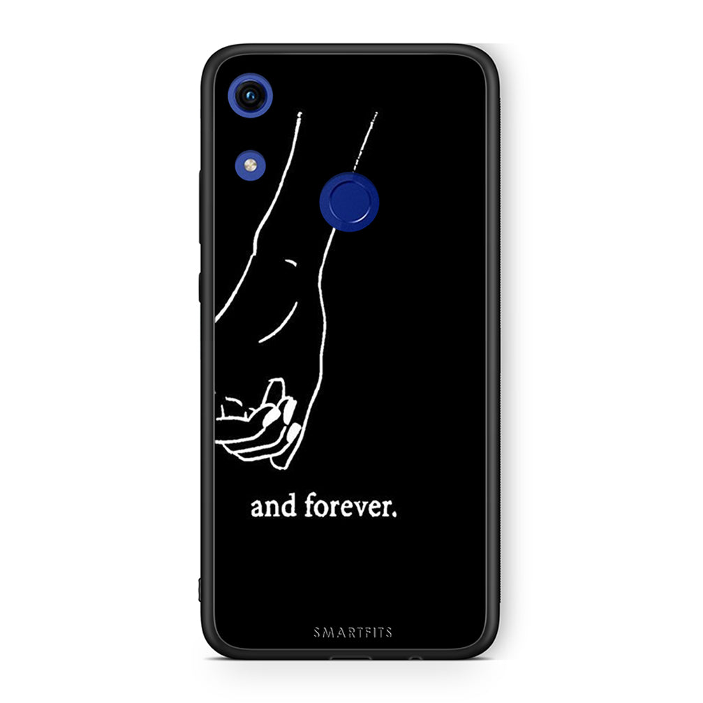 Honor 8A Always & Forever 2 Θήκη Αγίου Βαλεντίνου από τη Smartfits με σχέδιο στο πίσω μέρος και μαύρο περίβλημα | Smartphone case with colorful back and black bezels by Smartfits