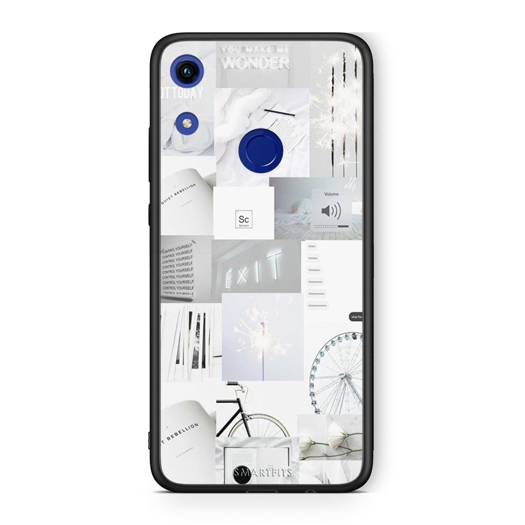Honor 8A Collage Make Me Wonder Θήκη Αγίου Βαλεντίνου από τη Smartfits με σχέδιο στο πίσω μέρος και μαύρο περίβλημα | Smartphone case with colorful back and black bezels by Smartfits