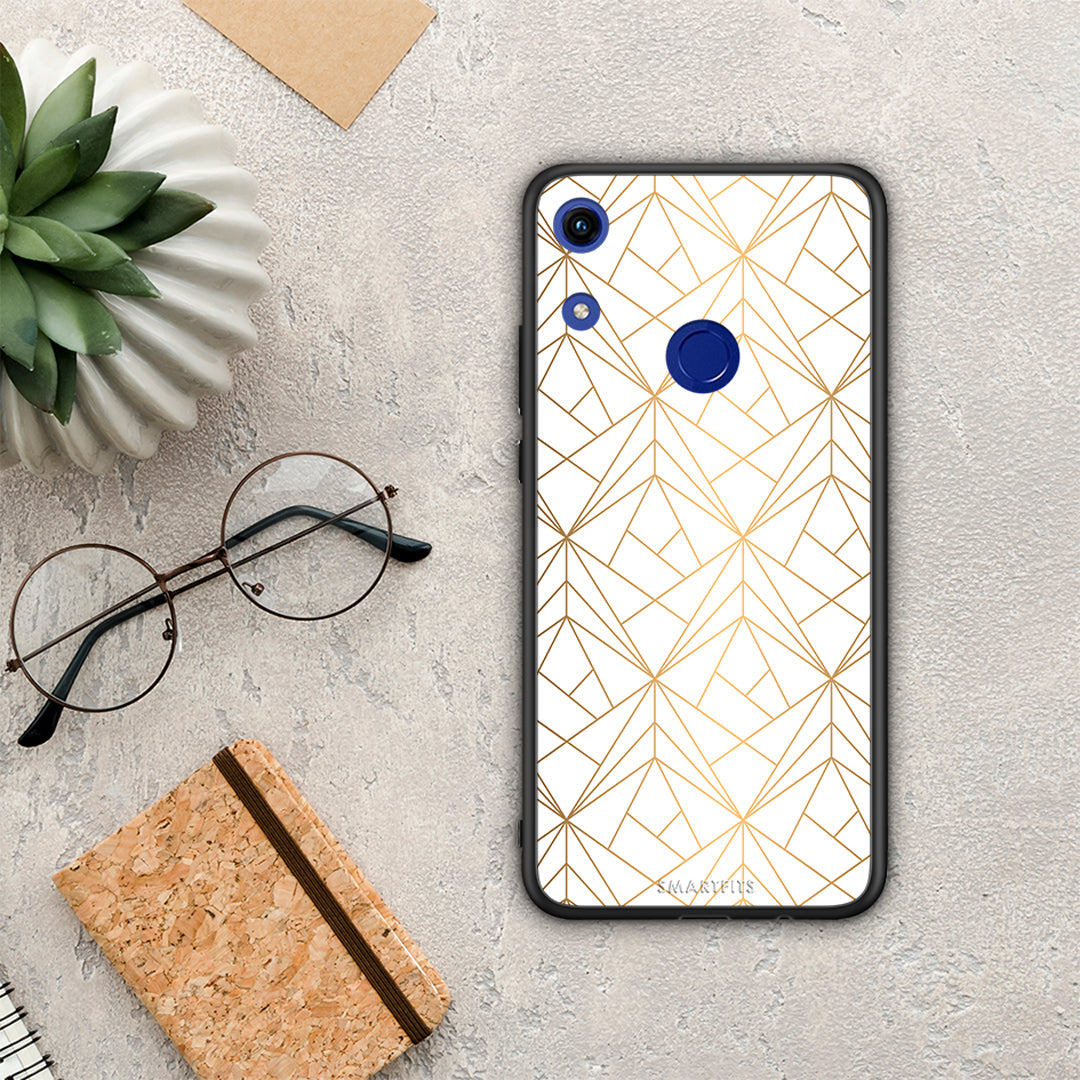 Geometric Luxury White - Honor 8a Case