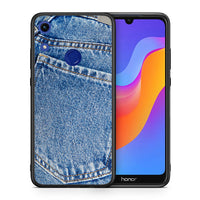 Thumbnail for Θήκη Honor 8A Jeans Pocket από τη Smartfits με σχέδιο στο πίσω μέρος και μαύρο περίβλημα | Honor 8A Jeans Pocket case with colorful back and black bezels