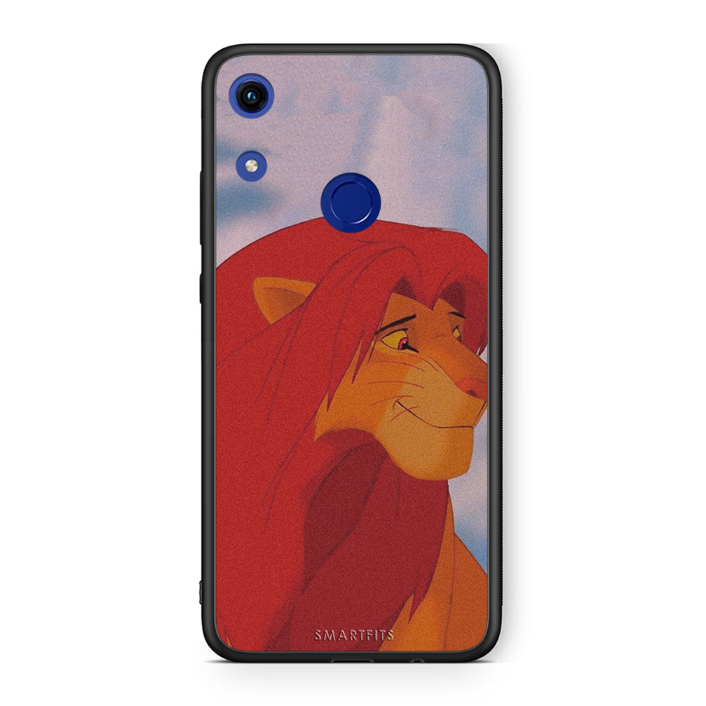 Honor 8A Lion Love 1 Θήκη Αγίου Βαλεντίνου από τη Smartfits με σχέδιο στο πίσω μέρος και μαύρο περίβλημα | Smartphone case with colorful back and black bezels by Smartfits