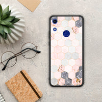 Thumbnail for Marble Hexagon Pink - Honor 8A case