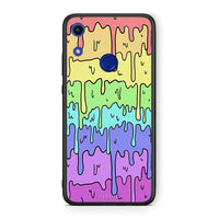 Thumbnail for Honor 8A Melting Rainbow θήκη από τη Smartfits με σχέδιο στο πίσω μέρος και μαύρο περίβλημα | Smartphone case with colorful back and black bezels by Smartfits