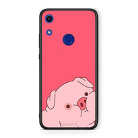 Thumbnail for Honor 8A Pig Love 1 Θήκη Αγίου Βαλεντίνου από τη Smartfits με σχέδιο στο πίσω μέρος και μαύρο περίβλημα | Smartphone case with colorful back and black bezels by Smartfits