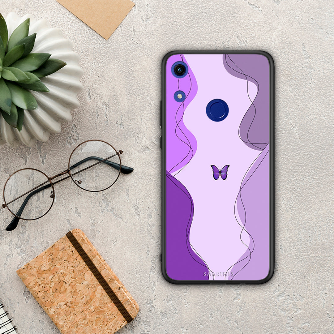 Purple Mariposa - Honor 8a case