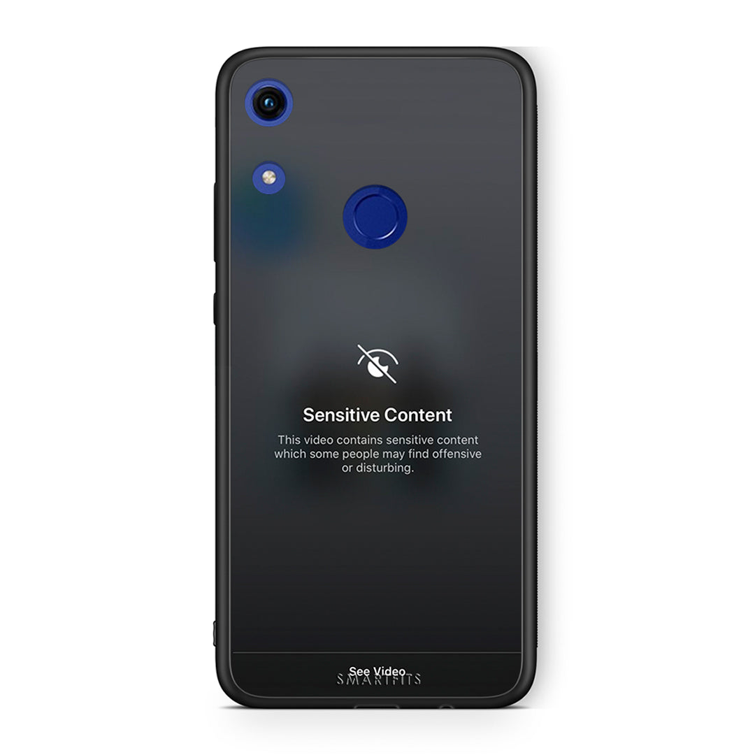 Honor 8A Sensitive Content θήκη από τη Smartfits με σχέδιο στο πίσω μέρος και μαύρο περίβλημα | Smartphone case with colorful back and black bezels by Smartfits