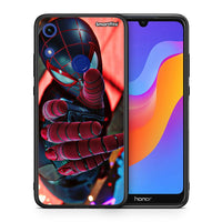 Thumbnail for Θήκη Honor 8A Spider Hand από τη Smartfits με σχέδιο στο πίσω μέρος και μαύρο περίβλημα | Honor 8A Spider Hand case with colorful back and black bezels