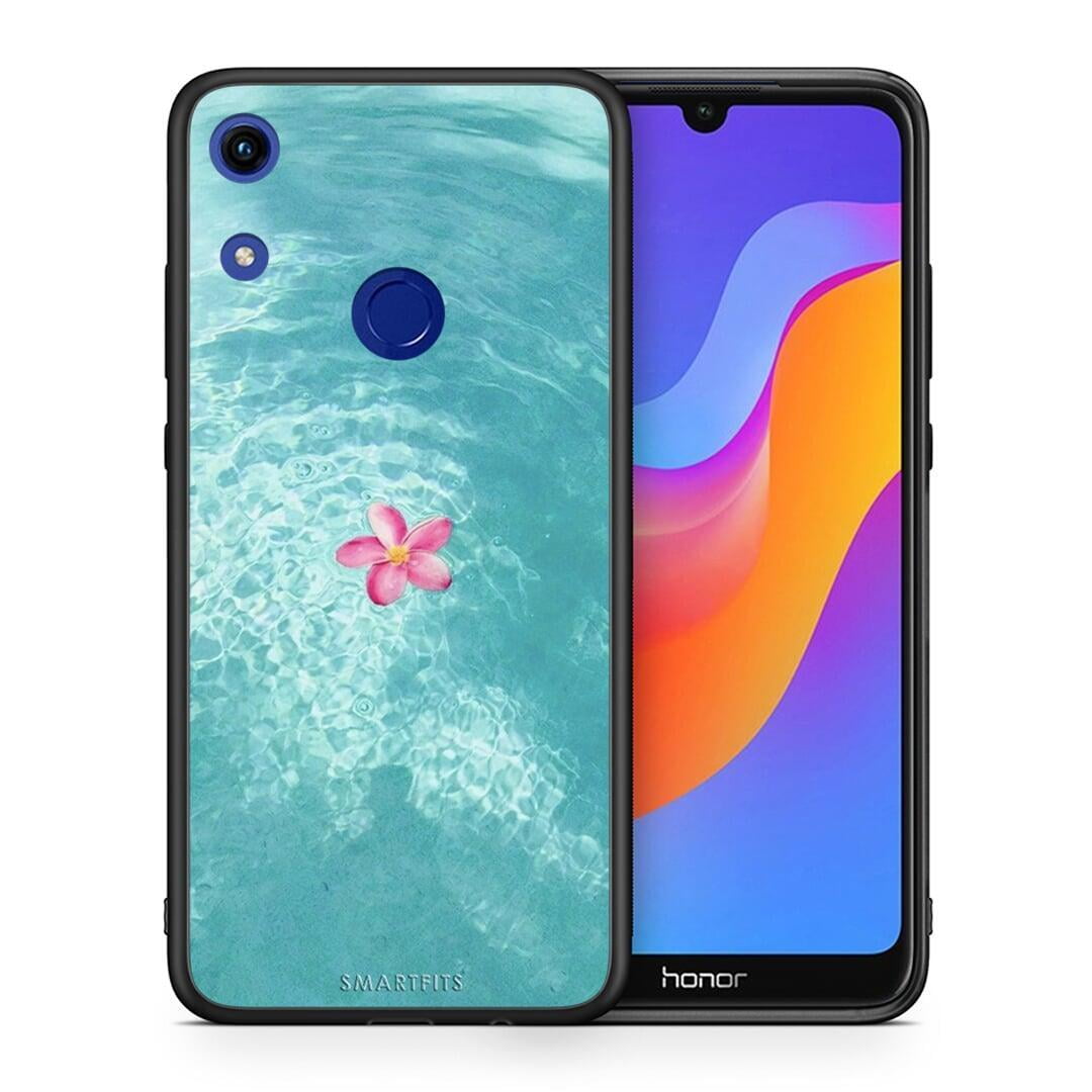 Θήκη Honor 8A Water Flower από τη Smartfits με σχέδιο στο πίσω μέρος και μαύρο περίβλημα | Honor 8A Water Flower case with colorful back and black bezels