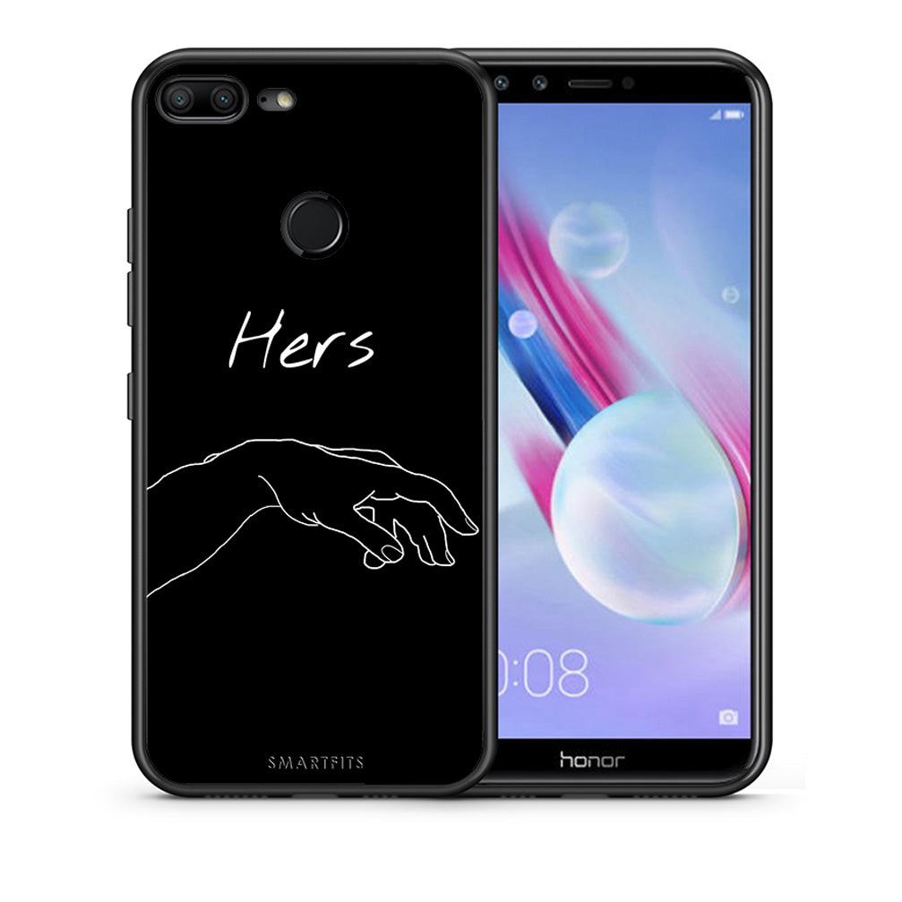 Θήκη Αγίου Βαλεντίνου Honor 9 Lite Aeshetic Love 1 από τη Smartfits με σχέδιο στο πίσω μέρος και μαύρο περίβλημα | Honor 9 Lite Aeshetic Love 1 case with colorful back and black bezels