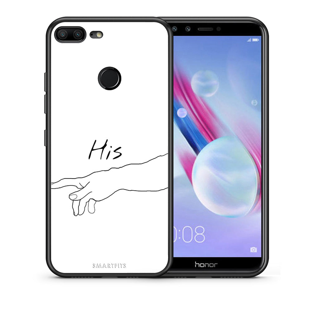 Θήκη Αγίου Βαλεντίνου Honor 9 Lite Aeshetic Love 2 από τη Smartfits με σχέδιο στο πίσω μέρος και μαύρο περίβλημα | Honor 9 Lite Aeshetic Love 2 case with colorful back and black bezels