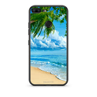 Thumbnail for Honor 9 Lite Beautiful Beach θήκη από τη Smartfits με σχέδιο στο πίσω μέρος και μαύρο περίβλημα | Smartphone case with colorful back and black bezels by Smartfits