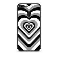 Thumbnail for Honor 9 Lite Black Hearts θήκη από τη Smartfits με σχέδιο στο πίσω μέρος και μαύρο περίβλημα | Smartphone case with colorful back and black bezels by Smartfits