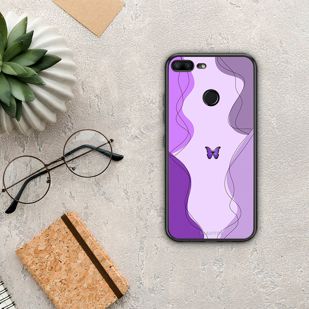 Purple Mariposa - Honor 9 Lite case
