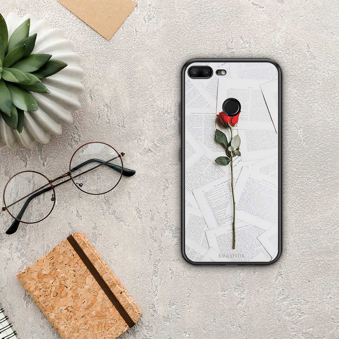 Red Rose - Honor 9 Lite case