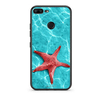 Thumbnail for Honor 9 Lite Red Starfish Θήκη από τη Smartfits με σχέδιο στο πίσω μέρος και μαύρο περίβλημα | Smartphone case with colorful back and black bezels by Smartfits