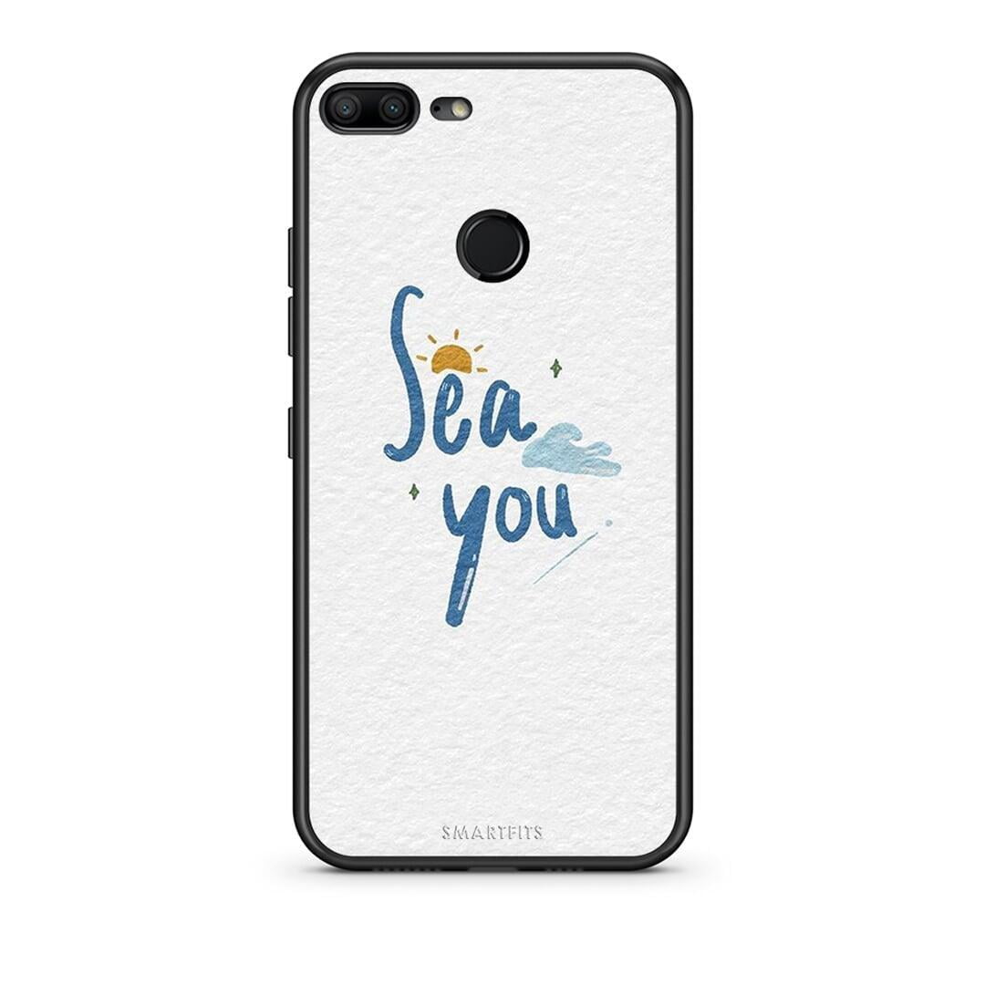 Honor 9 Lite Sea You Θήκη από τη Smartfits με σχέδιο στο πίσω μέρος και μαύρο περίβλημα | Smartphone case with colorful back and black bezels by Smartfits