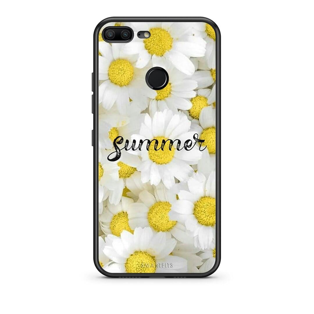 Honor 9 Lite Summer Daisies Θήκη από τη Smartfits με σχέδιο στο πίσω μέρος και μαύρο περίβλημα | Smartphone case with colorful back and black bezels by Smartfits