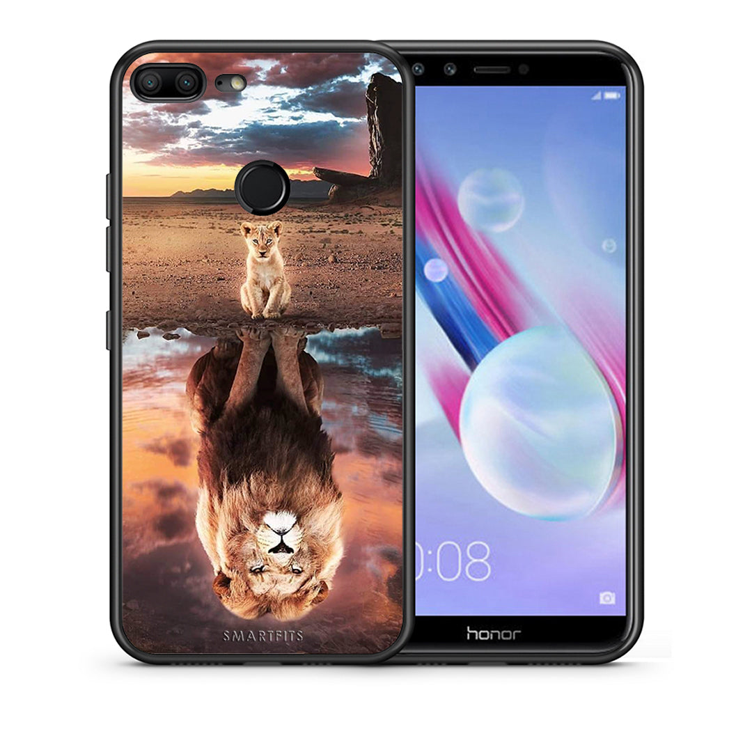 Θήκη Αγίου Βαλεντίνου Honor 9 Lite Sunset Dreams από τη Smartfits με σχέδιο στο πίσω μέρος και μαύρο περίβλημα | Honor 9 Lite Sunset Dreams case with colorful back and black bezels