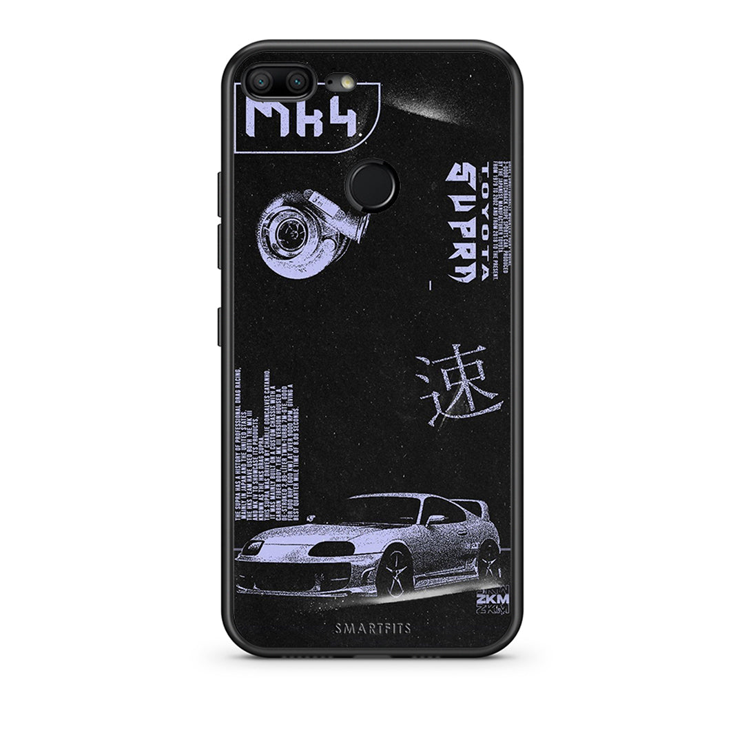 Honor 9 Lite Tokyo Drift Θήκη Αγίου Βαλεντίνου από τη Smartfits με σχέδιο στο πίσω μέρος και μαύρο περίβλημα | Smartphone case with colorful back and black bezels by Smartfits