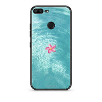 Thumbnail for Honor 9 Lite Water Flower Θήκη από τη Smartfits με σχέδιο στο πίσω μέρος και μαύρο περίβλημα | Smartphone case with colorful back and black bezels by Smartfits