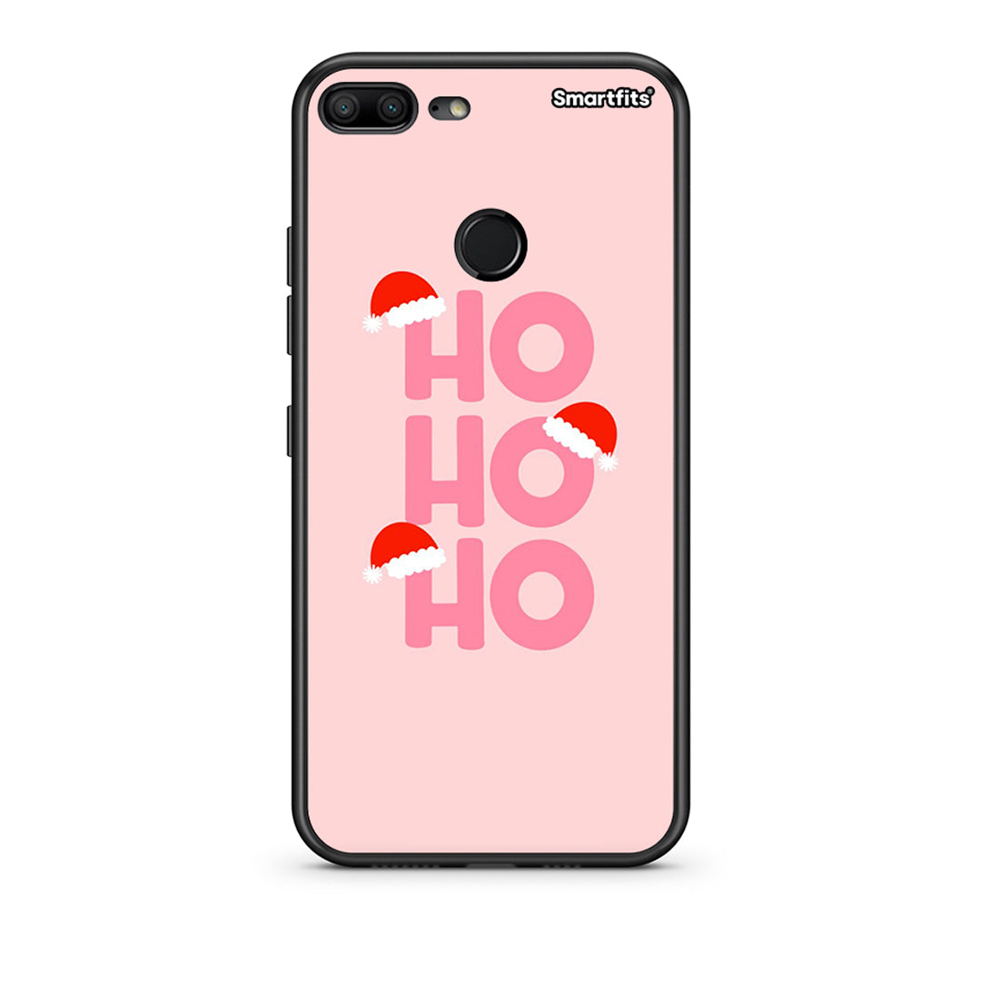 Huawei Honor 9 Lite Xmas Ho Ho Ho θήκη από τη Smartfits με σχέδιο στο πίσω μέρος και μαύρο περίβλημα | Smartphone case with colorful back and black bezels by Smartfits