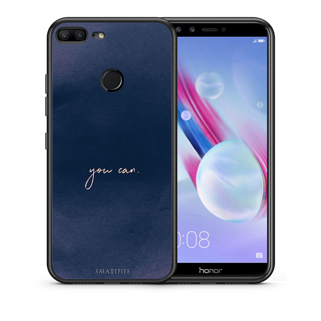 Θήκη Honor 9 Lite You Can από τη Smartfits με σχέδιο στο πίσω μέρος και μαύρο περίβλημα | Honor 9 Lite You Can case with colorful back and black bezels