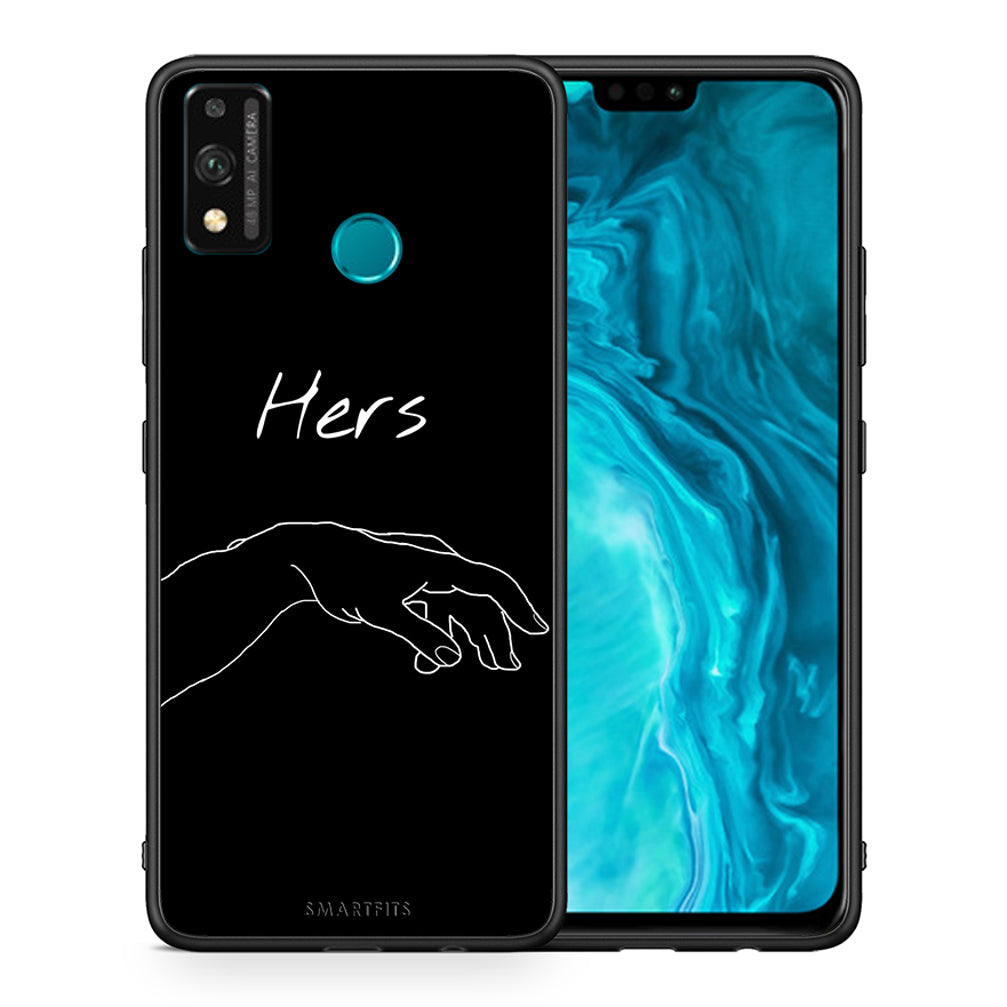 Θήκη Αγίου Βαλεντίνου Honor 9X Lite Aeshetic Love 1 από τη Smartfits με σχέδιο στο πίσω μέρος και μαύρο περίβλημα | Honor 9X Lite Aeshetic Love 1 case with colorful back and black bezels