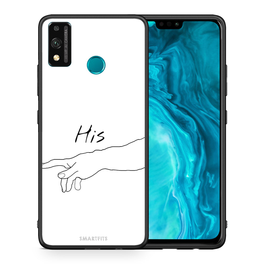 Θήκη Αγίου Βαλεντίνου Honor 9X Lite Aeshetic Love 2 από τη Smartfits με σχέδιο στο πίσω μέρος και μαύρο περίβλημα | Honor 9X Lite Aeshetic Love 2 case with colorful back and black bezels