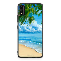 Thumbnail for Honor 9X Lite Beautiful Beach θήκη από τη Smartfits με σχέδιο στο πίσω μέρος και μαύρο περίβλημα | Smartphone case with colorful back and black bezels by Smartfits