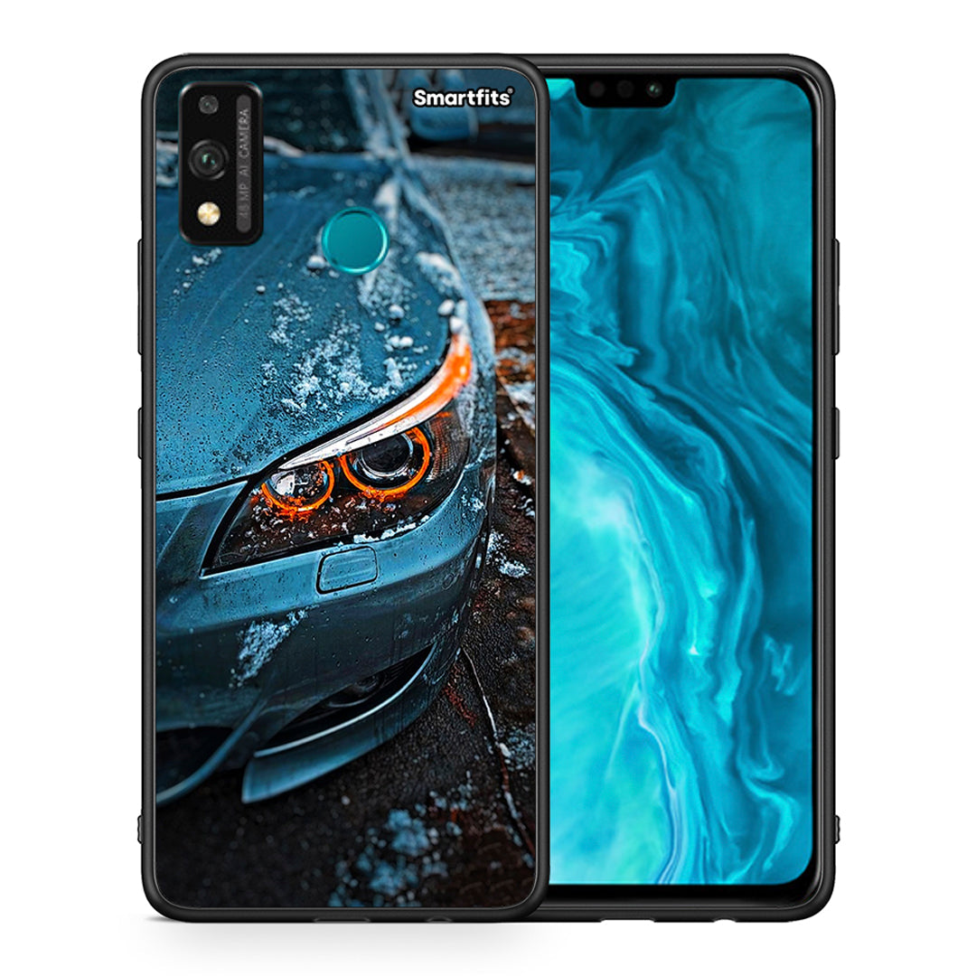 Θήκη Honor 9X Lite Bmw E60 από τη Smartfits με σχέδιο στο πίσω μέρος και μαύρο περίβλημα | Honor 9X Lite Bmw E60 case with colorful back and black bezels