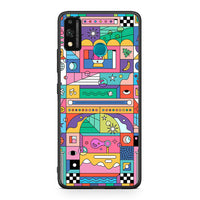 Thumbnail for Honor 9X Lite Bubbles Soap θήκη από τη Smartfits με σχέδιο στο πίσω μέρος και μαύρο περίβλημα | Smartphone case with colorful back and black bezels by Smartfits