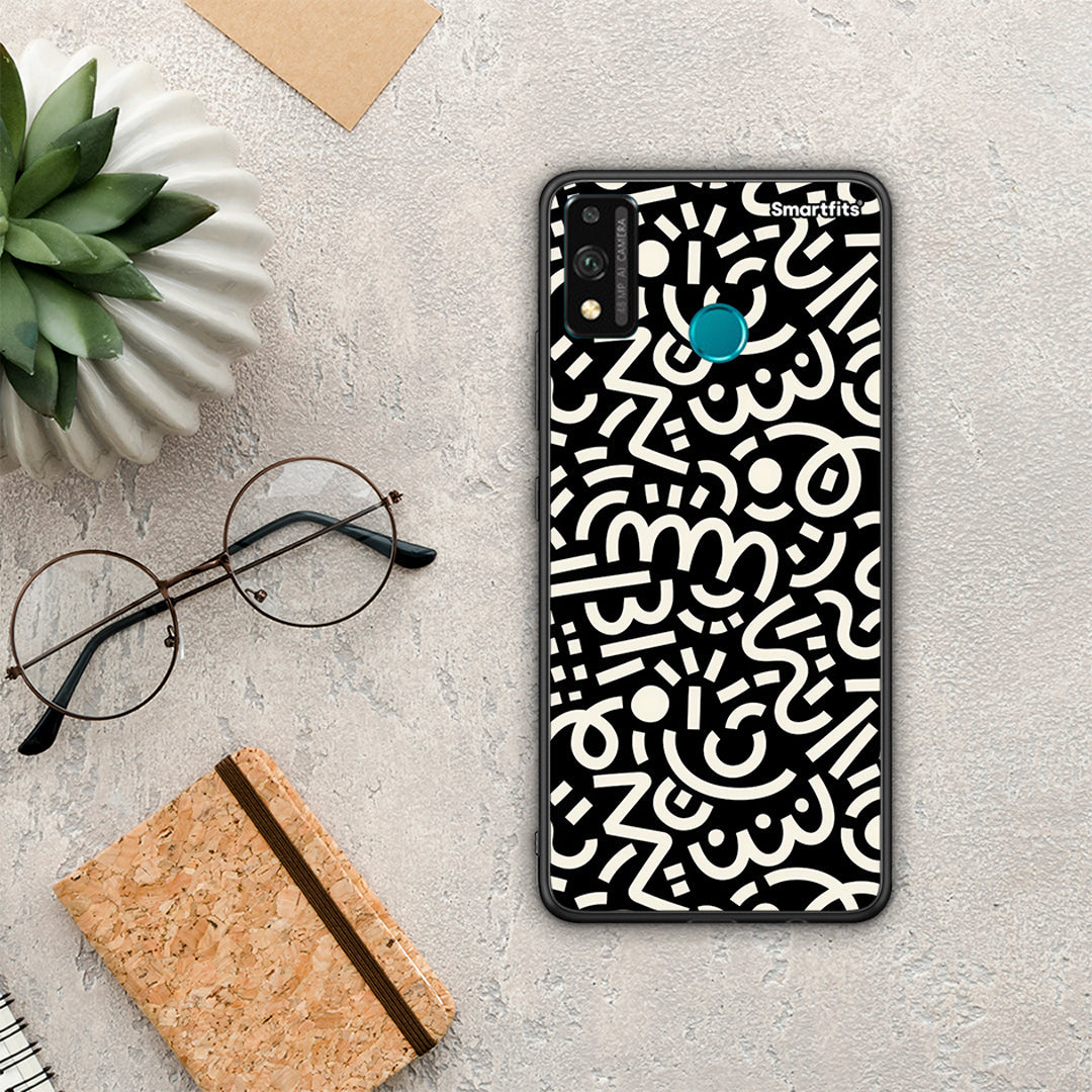 Doodle Art - Honor 9X Lite θήκη