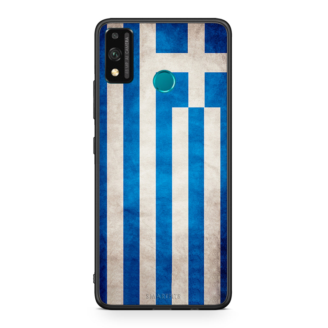 4 - Honor 9X Lite Greeek Flag case, cover, bumper