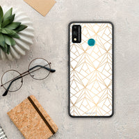 Thumbnail for Geometric Luxury White - Honor 9x Lite case