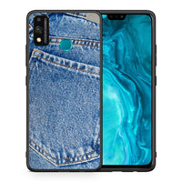 Thumbnail for Θήκη Honor 9X Lite Jeans Pocket από τη Smartfits με σχέδιο στο πίσω μέρος και μαύρο περίβλημα | Honor 9X Lite Jeans Pocket case with colorful back and black bezels