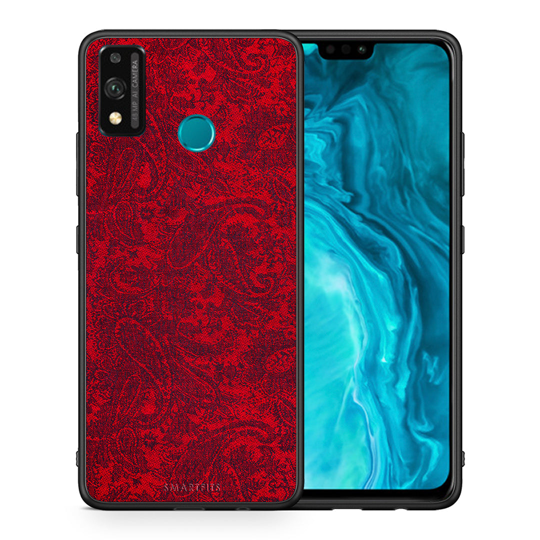 Θήκη Honor 9X Lite Paisley Cashmere από τη Smartfits με σχέδιο στο πίσω μέρος και μαύρο περίβλημα | Honor 9X Lite Paisley Cashmere case with colorful back and black bezels