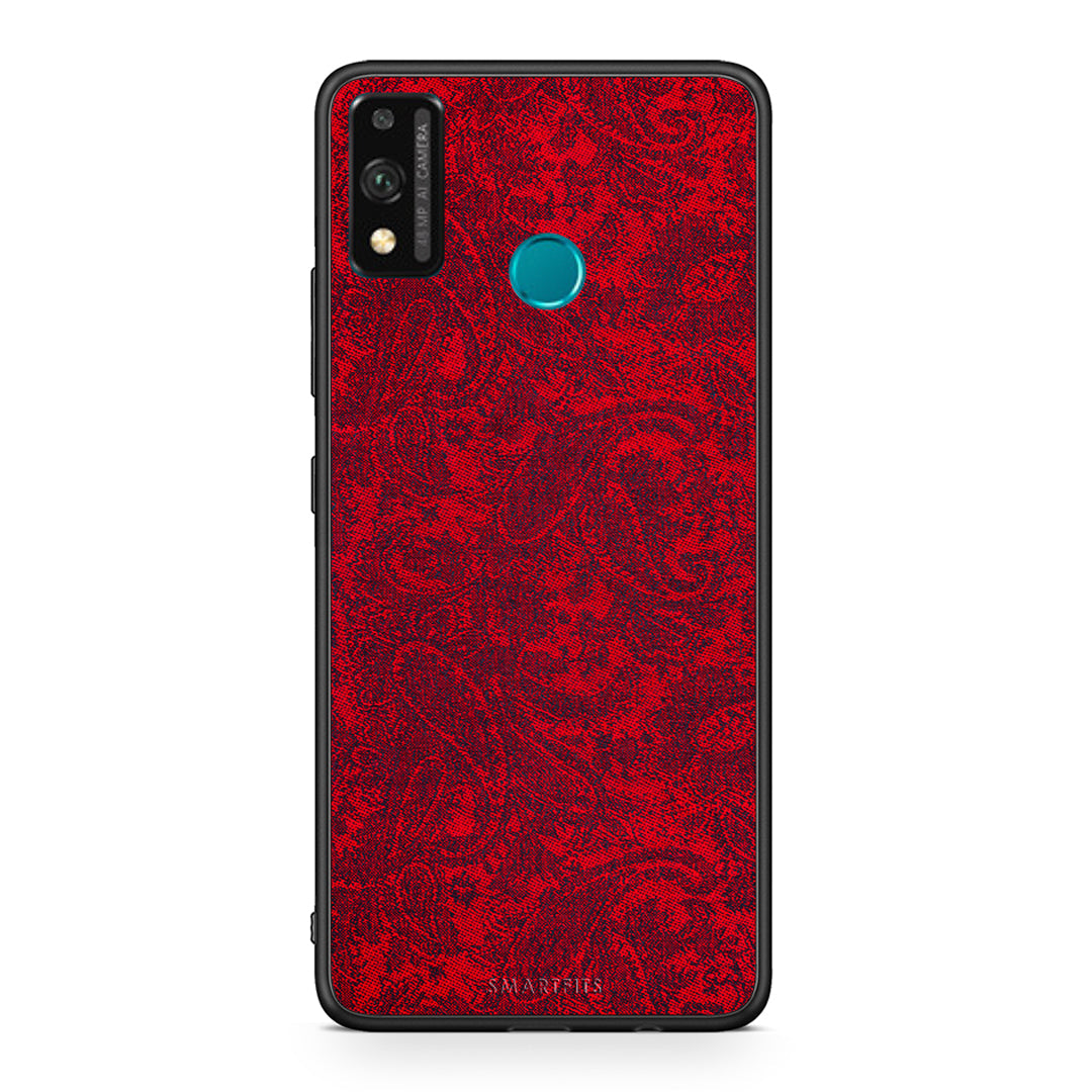 Honor 9X Lite Paisley Cashmere θήκη από τη Smartfits με σχέδιο στο πίσω μέρος και μαύρο περίβλημα | Smartphone case with colorful back and black bezels by Smartfits