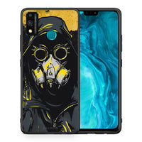 Thumbnail for Θήκη Honor 9X Lite Mask PopArt από τη Smartfits με σχέδιο στο πίσω μέρος και μαύρο περίβλημα | Honor 9X Lite Mask PopArt case with colorful back and black bezels