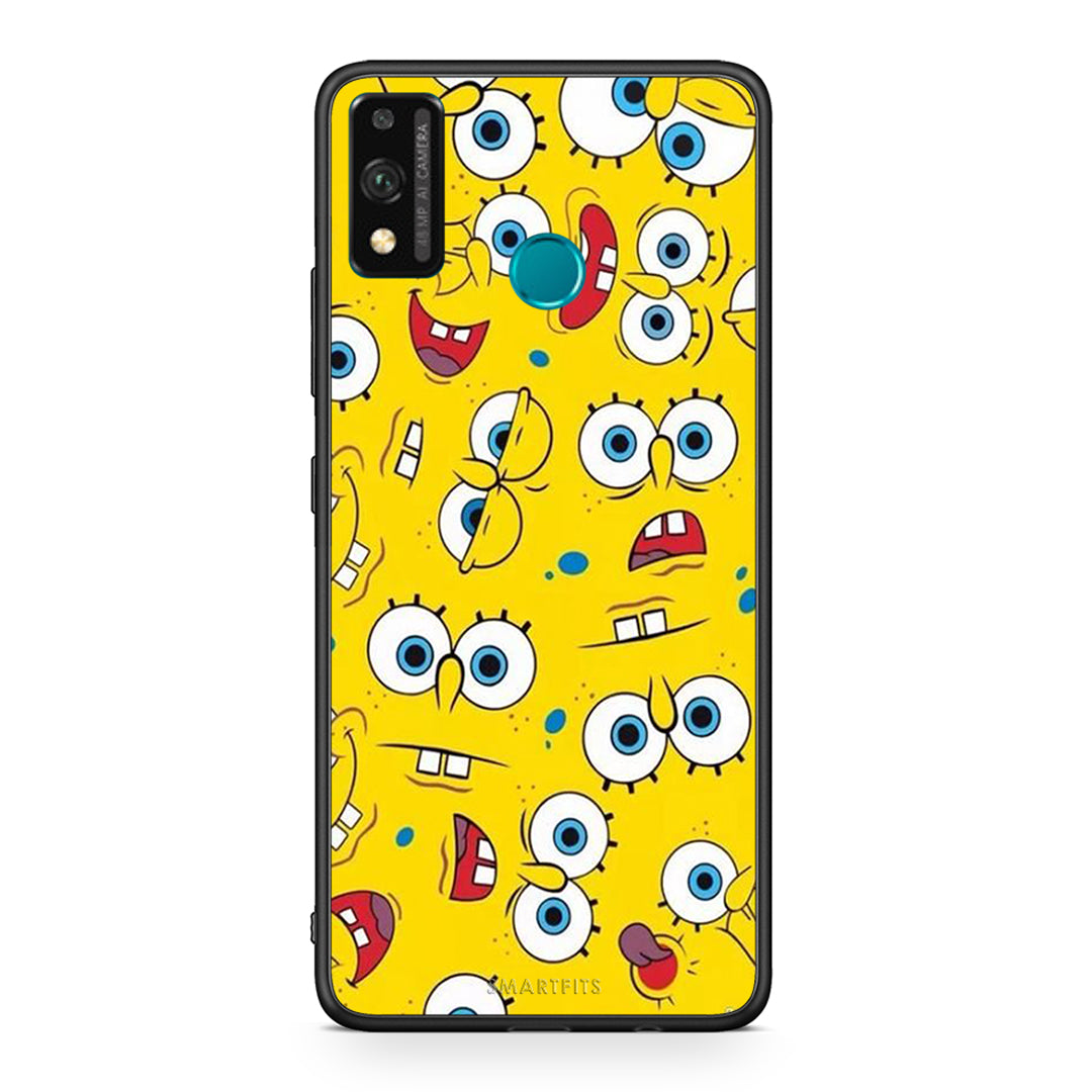 4 - Honor 9X Lite Sponge PopArt case, cover, bumper