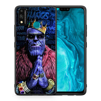 Thumbnail for Θήκη Honor 9X Lite Thanos PopArt από τη Smartfits με σχέδιο στο πίσω μέρος και μαύρο περίβλημα | Honor 9X Lite Thanos PopArt case with colorful back and black bezels