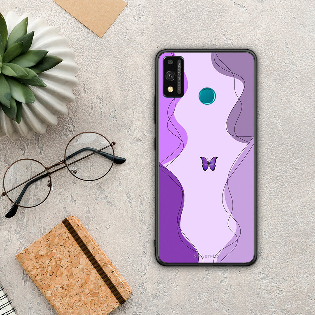 Purple Mariposa - Honor 9x Lite case