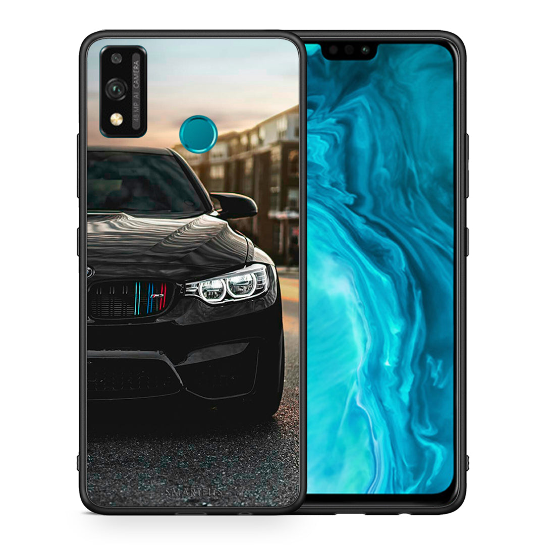 Θήκη Honor 9X Lite M3 Racing από τη Smartfits με σχέδιο στο πίσω μέρος και μαύρο περίβλημα | Honor 9X Lite M3 Racing case with colorful back and black bezels