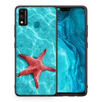 Thumbnail for Θήκη Honor 9X Lite Red Starfish από τη Smartfits με σχέδιο στο πίσω μέρος και μαύρο περίβλημα | Honor 9X Lite Red Starfish case with colorful back and black bezels
